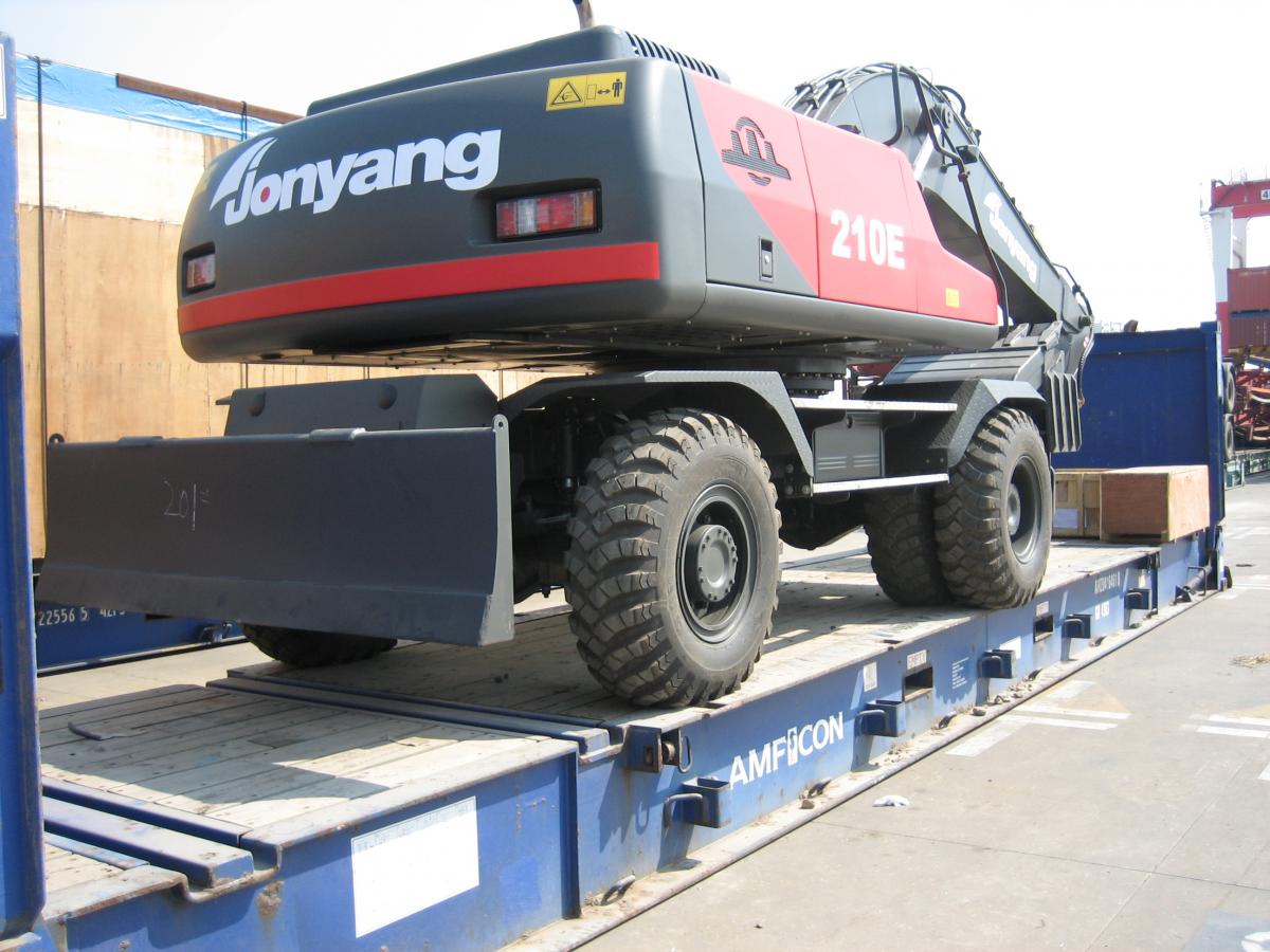 Поставка экскаватора JONYANG