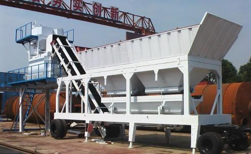 Мобильная бетоносмесительная установка YHZS50
